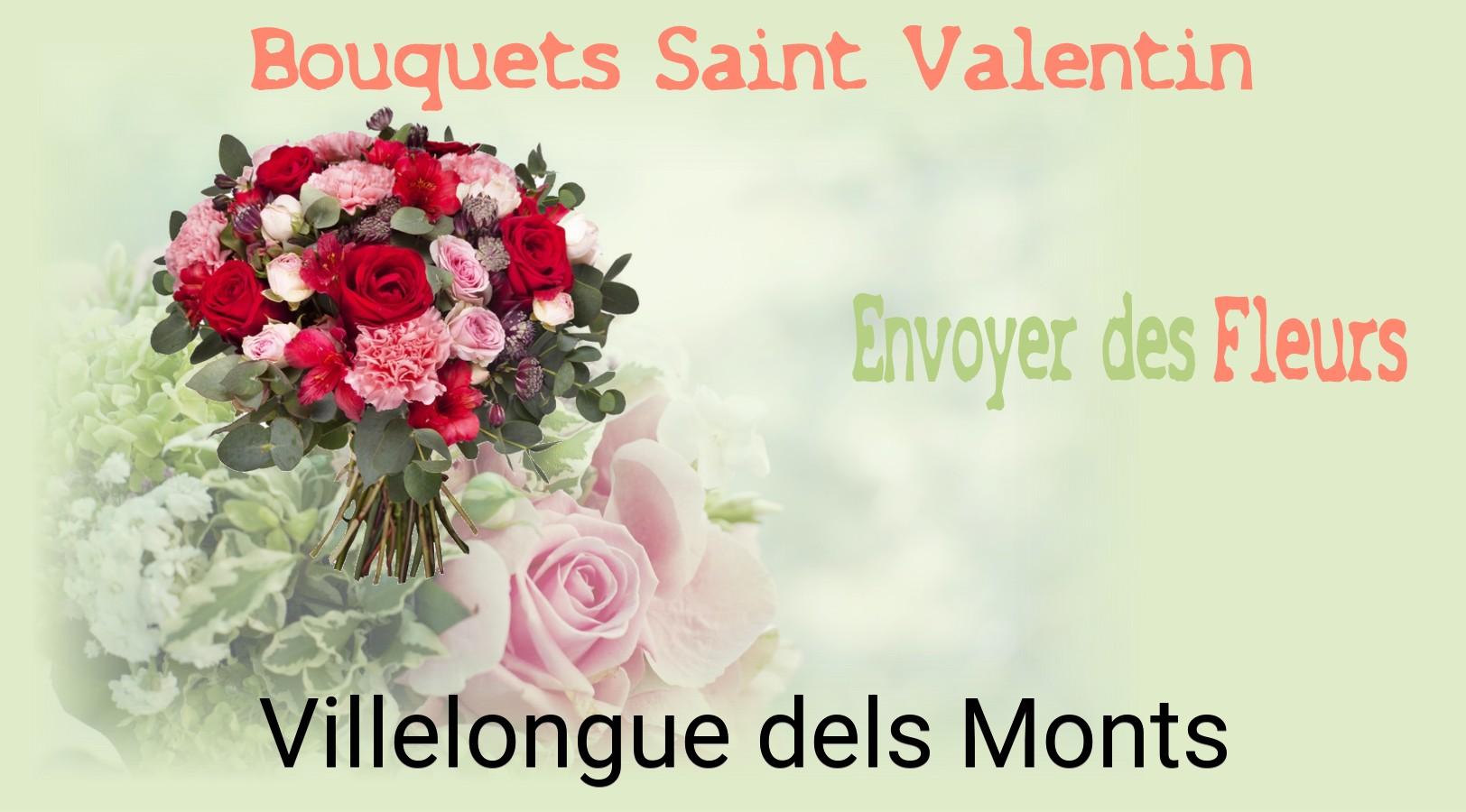 Roses de Saint-Valentin livrées à Villelongue-dels-Monts